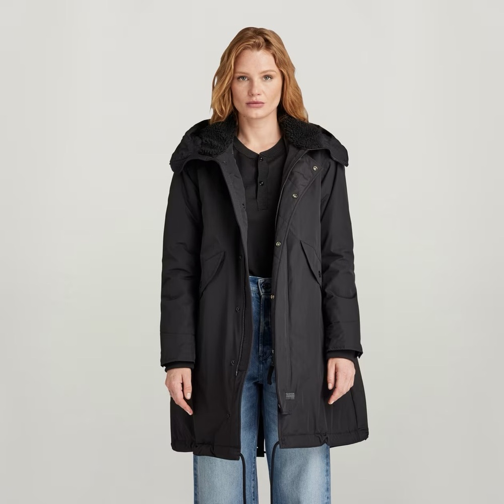 Vince Camuto parka with hood style L1601